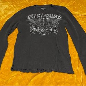Lucky Brand Thermal Long Sleeve Medium